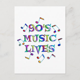 90年代の音楽ライブ ポストカード