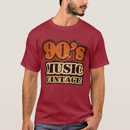 90年代の音楽ヴィンテージTシャツ Tシャツ (正面)