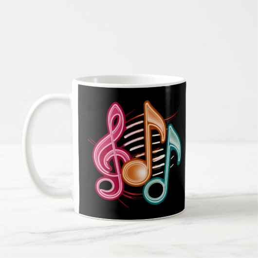90年代の音楽 コーヒーマグカップ (左)
