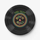 90年代の音楽 ペーパープレート (正面)