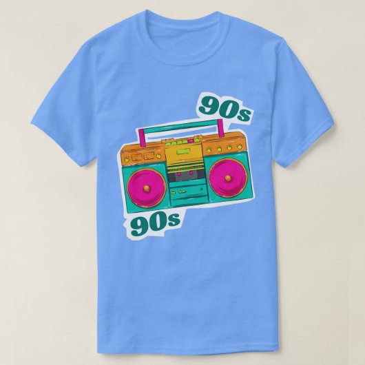 90年代の音楽 Tシャツ (デザイン正面)