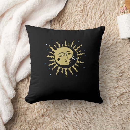 90年代の魔女と太陽の月の美しさ クッション (ブランケット)
