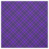 90年代の鮮やか格子模様抽象芸術紫グランジ色 ファブリック (見本)