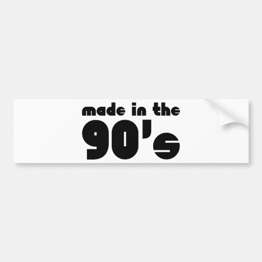 90年代の バンパーステッカー (正面)