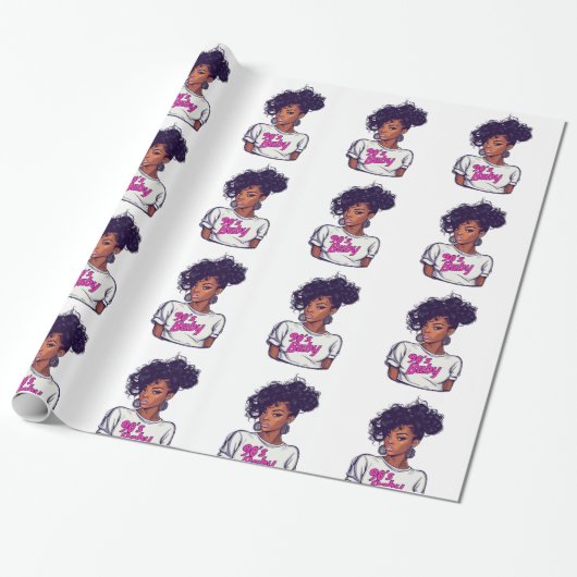 90年代のBashラッピング紙 ラッピングペーパー (アンロールド)