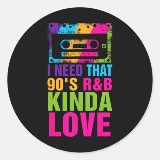 90年代のR&amp;b金田愛90年代の金田少女が必要 ラウンドシール (正面)