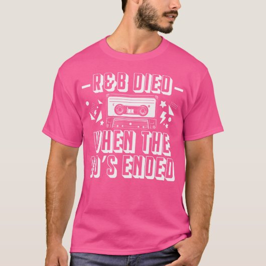 90年代のRb音楽愛好家が死亡した終了 Tシャツ (正面)