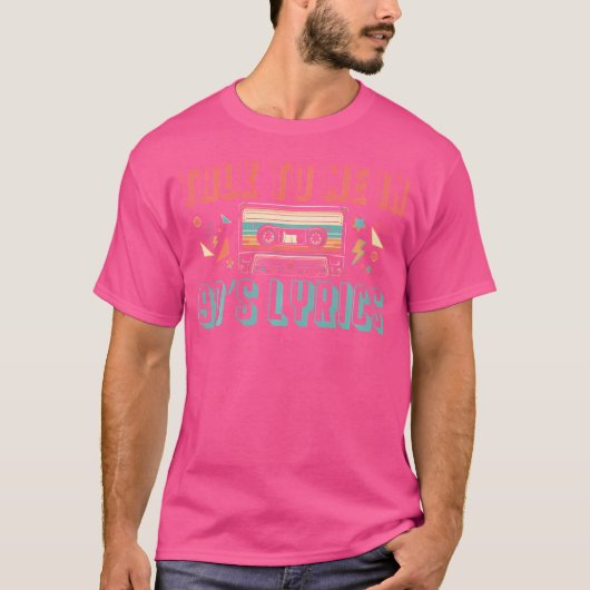 90年代のRb音楽愛好家の私に話す Tシャツ (正面)