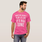 90年代のRb音楽男性へ女子ガールRnb愛人リズム Tシャツ (正面フル)