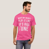 90年代のRb音楽男性へ女子ガールRnb愛人リズム Tシャツ (正面フル)