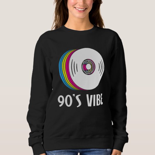 90年代のVibe I Love The 90年代 スウェットシャツ (正面)