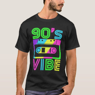 90年代のVibe Tee 80の90年代のパーティーTシャツ Tシャツ