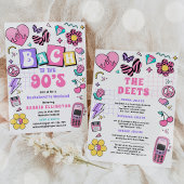 90年代のY2Kバチェロレッテ週末の日程にバッハ 招待状