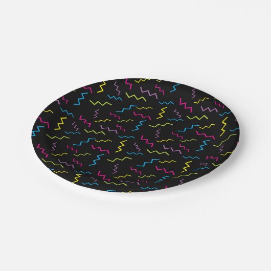 90年代は誕生会のプレートを投げます ペーパープレート (アングル)