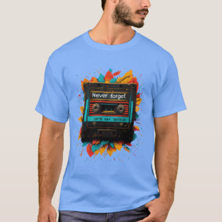 90年代を忘れないギフト 少年 Tシャツ