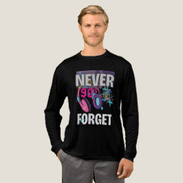 90年代を忘れないレトロアートプリント トライブレンドTシャツ