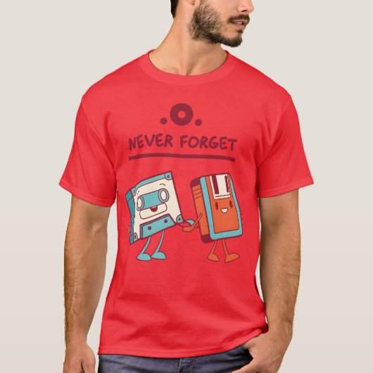 90年代を忘れない メンズの友達へのギフト Tシャツ (正面)