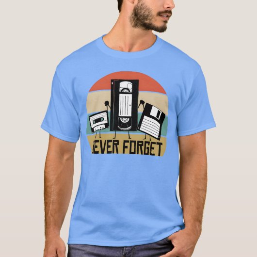 90年代を忘れない 90年代を思い出す家族へのギフト Tシャツ (正面)