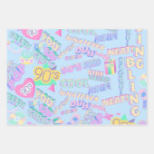 90年代を愛しなくちゃ ラッピングペーパーシート (正面3)