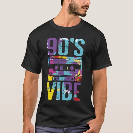 90年代を愛するカーニバル90レトロパーティー 1990年代 ダイ Tシャツ (正面)