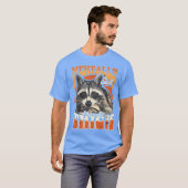 90年代アライグマ 海賊版 メンタルヘルス不調 ぽっちゃり f tシャツ (正面フル)