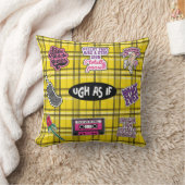 90年代インスパイアのテーマもしパーティーの紙 クッション (ブランケット)