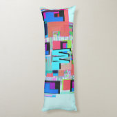 90年代インスパイア幾何カラフルモノグラム ボディピロー (裏面 (縦))