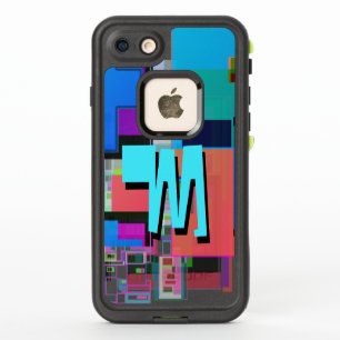 90年代インスパイア幾何カラフルモノグラム