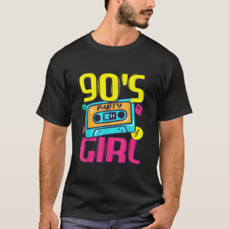 90年代ガールズ衣装90年代パーティーガールコスチューム1990年代Fas Tシャツ