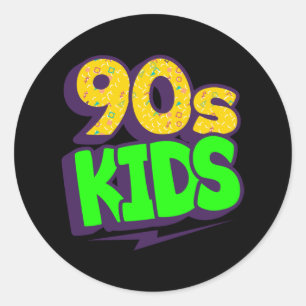 90年代キッズ1990ヴィンテージ90年代の恋人90年代の衣装 ラウンドシール