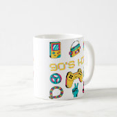 90年代キッドのレトロな美学の思い出 コーヒーマグカップ (正面右)