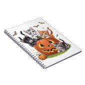 90年代キャットパンプキンハロウィーンフローラ不気味シーズン ノートブック (右側)