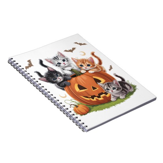 90年代キャットパンプキンハロウィーンフローラ不気味シーズン ノートブック (右側)