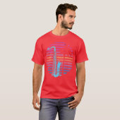 90年代サックス少年 Tシャツ (正面フル)