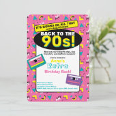 90年代スタイルの招待状 招待状 (スタンド正面)