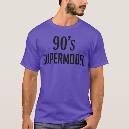 90年代スーパーモデル ガール Tシャツ (正面)