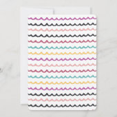 90年代トータル素晴らしいテーマ誕生日 招待状 (裏面)