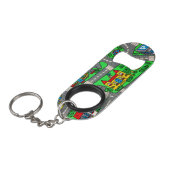 90年代ノスタルジアトラックカーペットノスタルジック キーホルダー栓抜き (正面アングル)