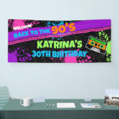 90年代ノスタルジア1990年代に大人のパーティーを投げ戻す生まれ|過去記事 横断幕 (トレードショー)