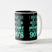 90年代ハート ツートーンマグカップ (正面右)