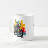 90年代バイクと名言 コーヒーマグカップ (正面左)