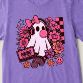 90年代バブルガム風レトロな幽霊ガールハロウィン トライブレンドTシャツ