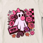 90年代バブルガム風レトロ幽霊ガールハロウィン Tシャツ