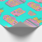 90年代パターン ラッピングペーパー (角)