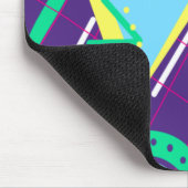 90年代パターン、90年代イエローパープルブルー マウスパッド (コーナー)