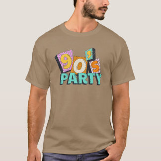 90年代パーティーの雰囲気 レトロネオン ダンス エステティック ビンテージ Tシャツ