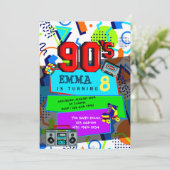 90年代パーティーへの招待 招待状 (スタンド正面)