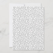 90年代パーティーへの招待 招待状 (裏面)