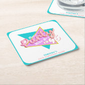 90年代パーティー1995年30歳の誕生日パーティー スクエアペーパーコースター (アングル)