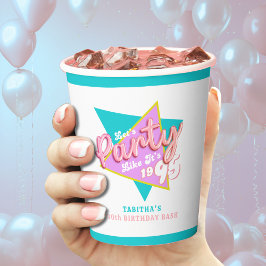 90年代パーティー1995年30歳の誕生日パーティー 紙コップ